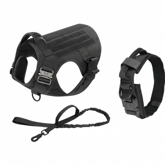 MetroPaw Guard™ – Tactical Dog Harness Set